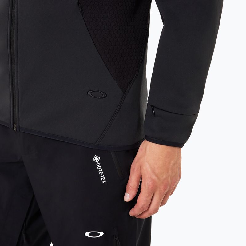 Férfi snowboard pulóver Oakley Drift Tech Fleece Hoodie blackout 9