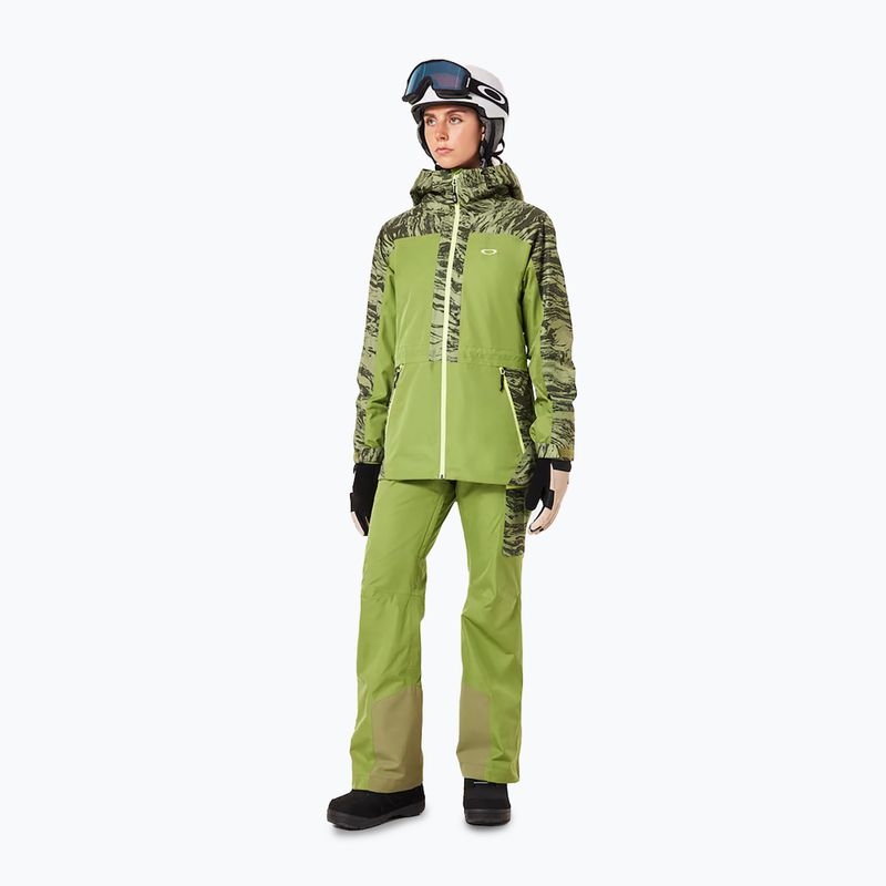 Női sínadrág Oakley Tc Juno Reduct Shell Pant 2.0 duality swirl dbl green 2
