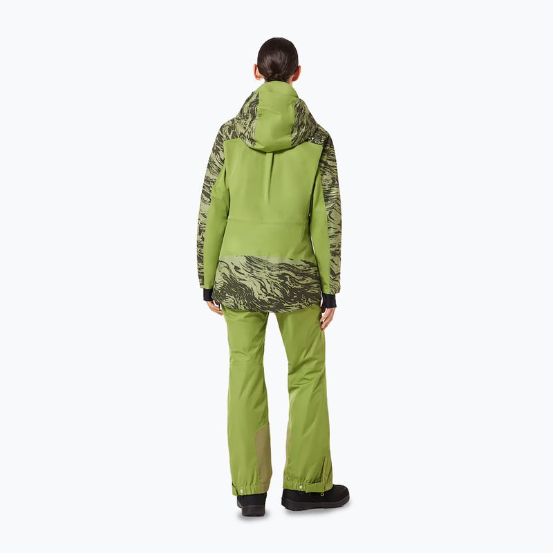 Női sínadrág Oakley Tc Juno Reduct Shell Pant 2.0 duality swirl dbl green 3