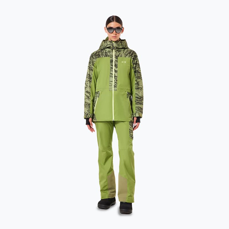 Női sínadrág Oakley Tc Juno Reduct Shell Pant 2.0 duality swirl dbl green 4