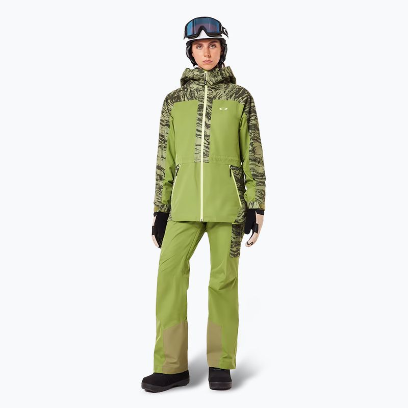 Női sídzseki Oakley Tc Juno Reduct Shell Jacket 2.0 duality swirl dbl green 2