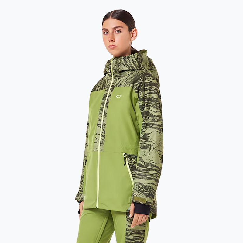 Női sídzseki Oakley Tc Juno Reduct Shell Jacket 2.0 duality swirl dbl green 4