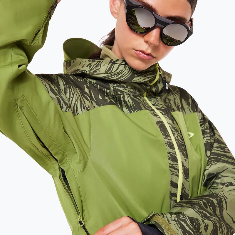Női sídzseki Oakley Tc Juno Reduct Shell Jacket 2.0 duality swirl dbl green 8