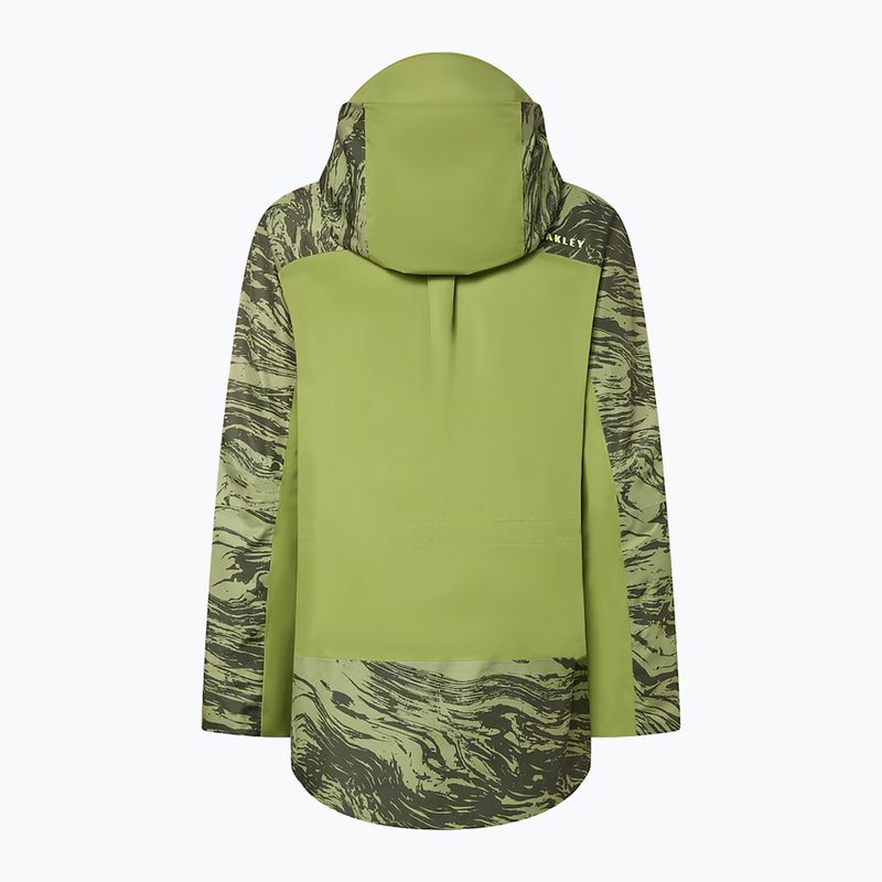 Női sídzseki Oakley Tc Juno Reduct Shell Jacket 2.0 duality swirl dbl green 10