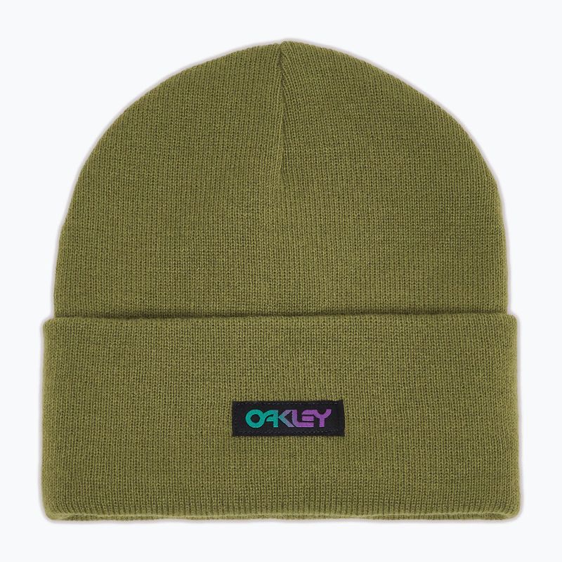 Téli sapka Oakley B1B Gradient Patch Beanie fern