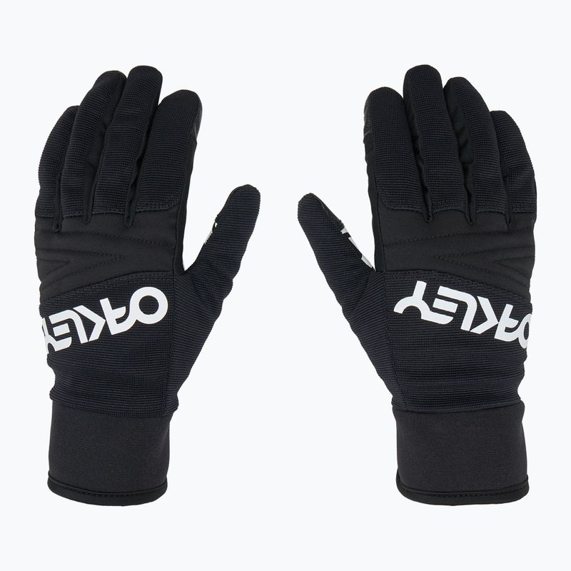 Férfi kesztyű Oakley Factory Pilot Core Glove black/white logo 3