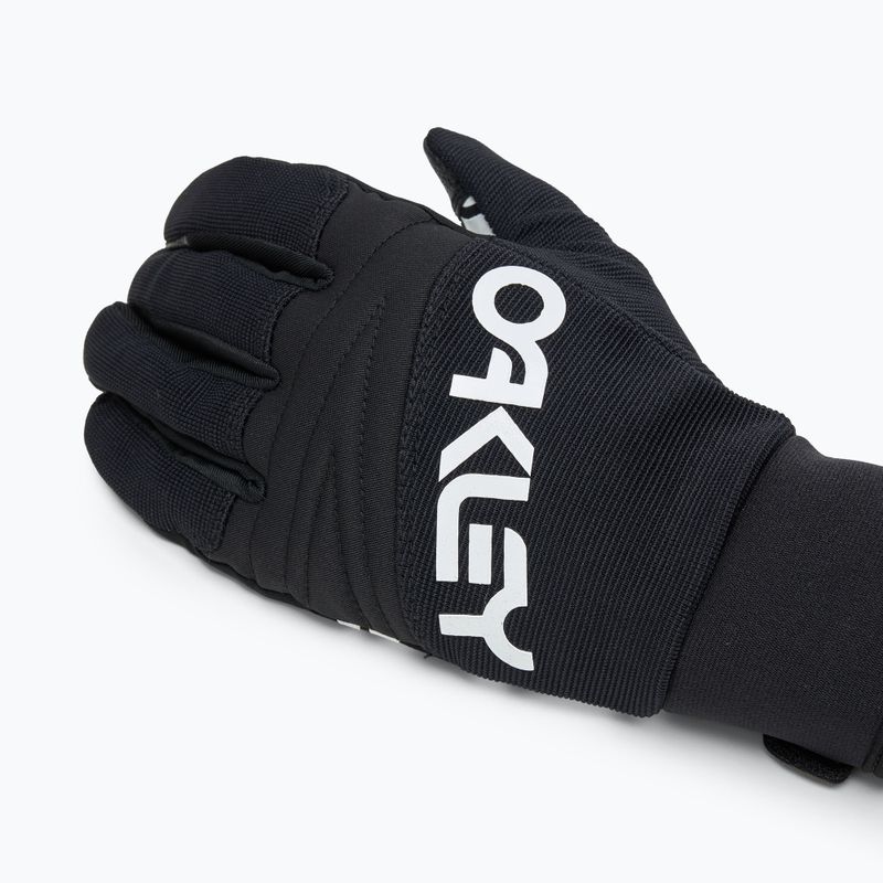 Férfi kesztyű Oakley Factory Pilot Core Glove black/white logo 5