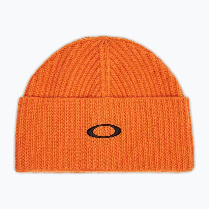 Téli sapka Oakley Ellipse Ribbed Beanie ginger