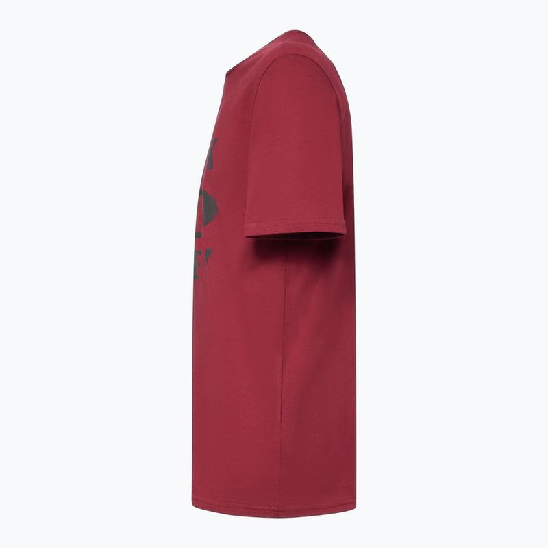 Férfi Oakley Bark Ellipse Tee vasaló piros 3