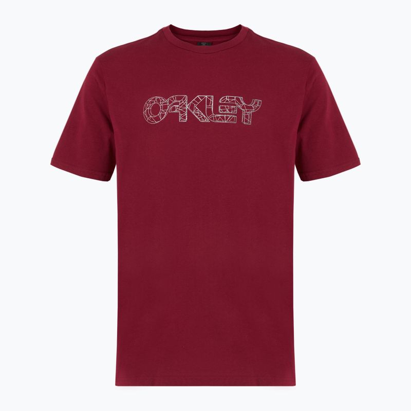 Férfi Oakley Wire B1B Tee vas piros