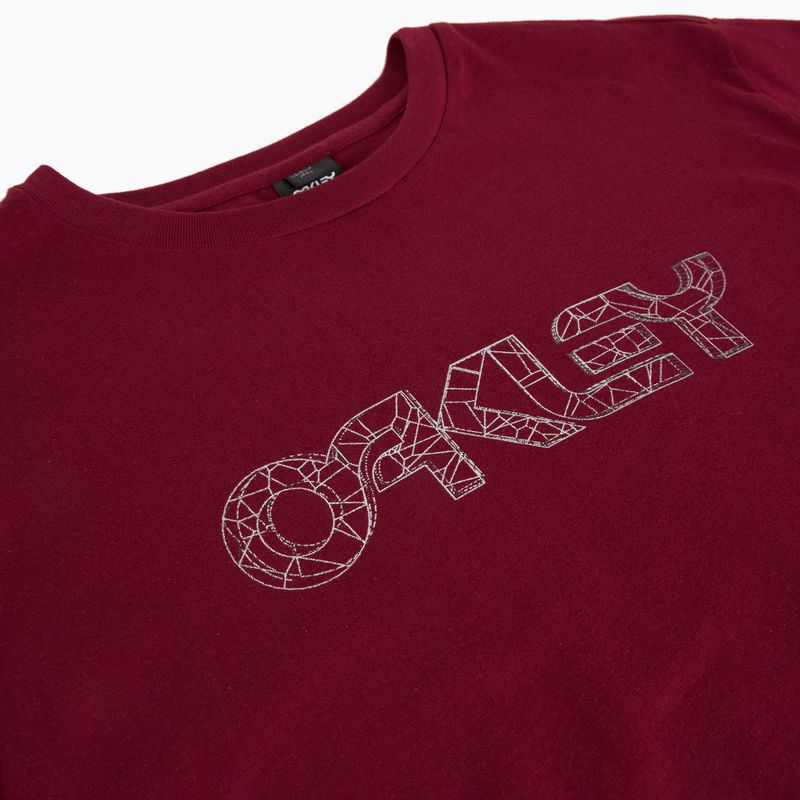 Férfi Oakley Wire B1B Tee vas piros 3