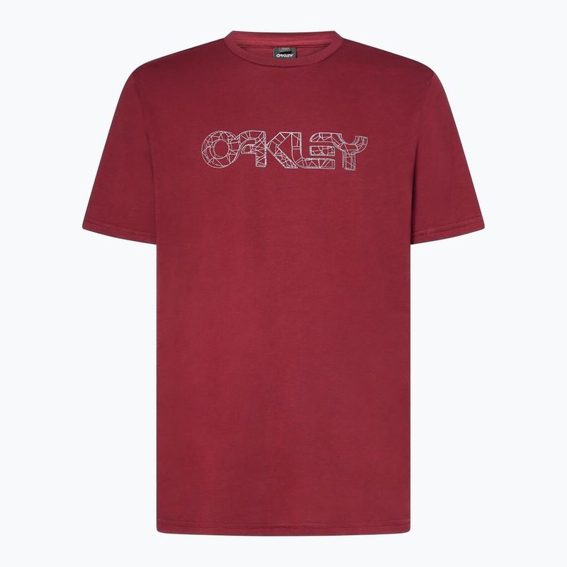 Férfi Oakley Wire B1B Tee új sötét kefe póló T-shirt