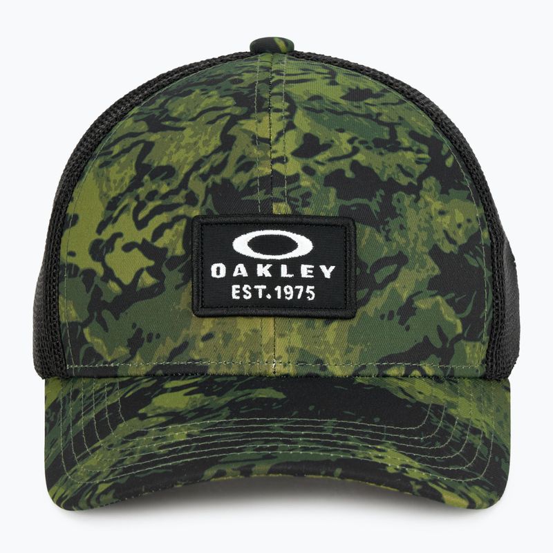 Férfi Oakley Patch Trucker tigris terepszínű zöld baseball sapka 2