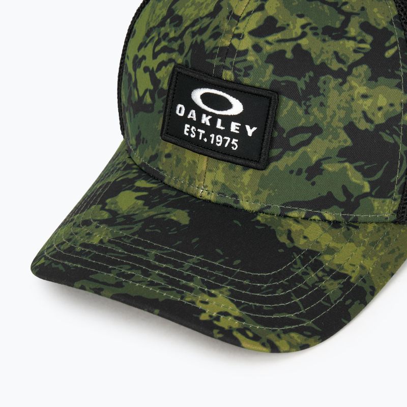 Férfi Oakley Patch Trucker tigris terepszínű zöld baseball sapka 3