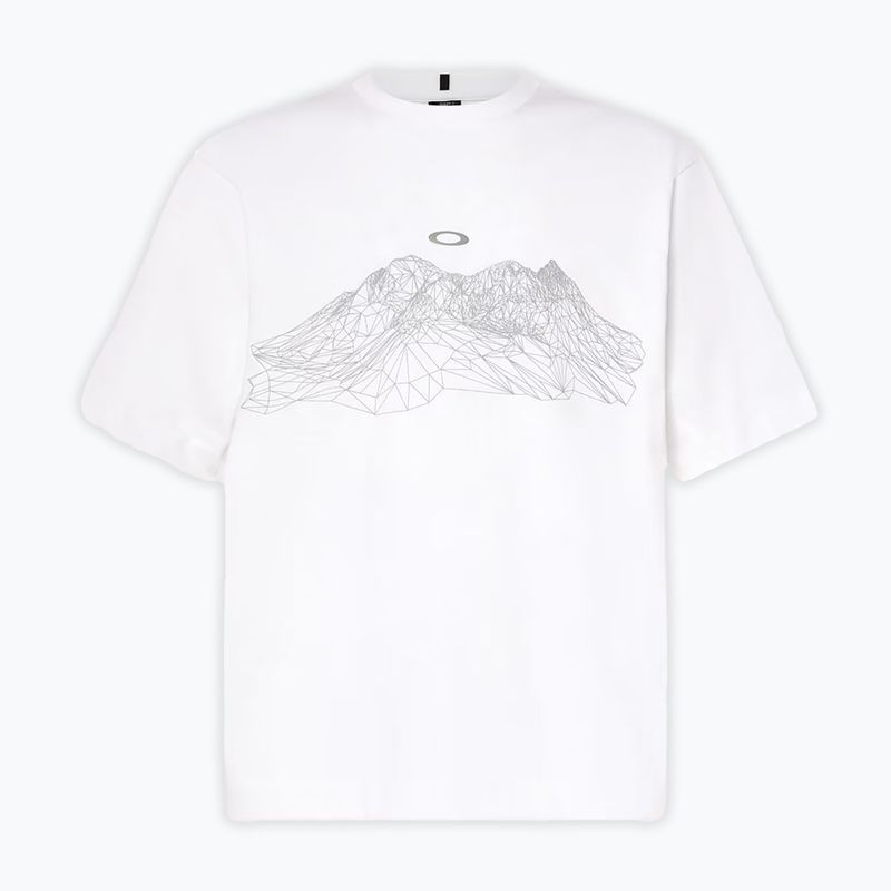 Férfi Oakley Wired Mtn Scape Tee fehér 7