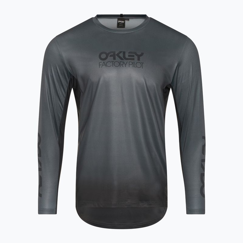 Férfi Oakley Maven Coast 2.0 LS gradiens fekete szürke kerékpározás hosszú ujjú