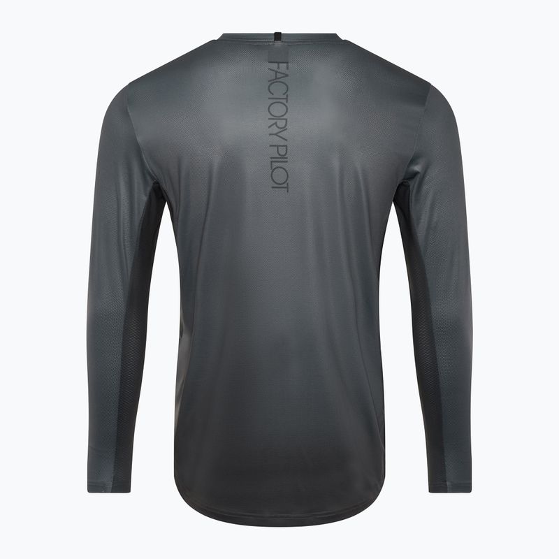 Férfi Oakley Maven Coast 2.0 LS gradiens fekete szürke kerékpározás hosszú ujjú 2