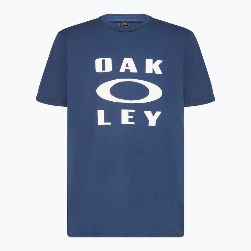 Férfi Oakley Bark Ellipse Tee abyss póló