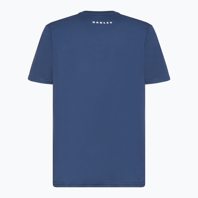 Férfi Oakley Bark Ellipse Tee abyss póló 2