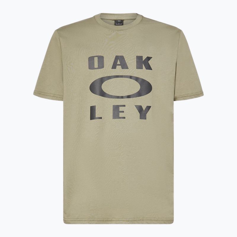 Férfi Oakley Bark Ellipse póló boulder zöld