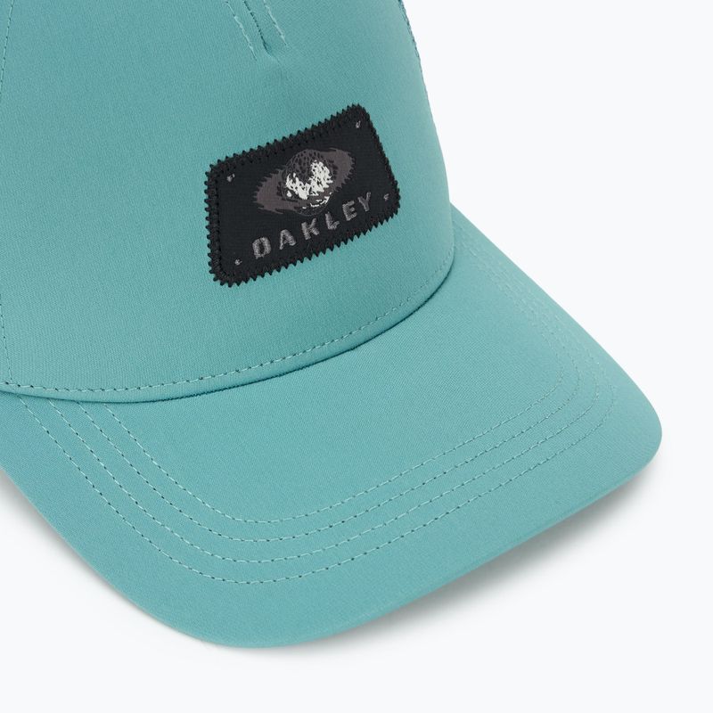 Férfi Oakley Patch Ellipse Tracker dark pacific baseball sapka 3