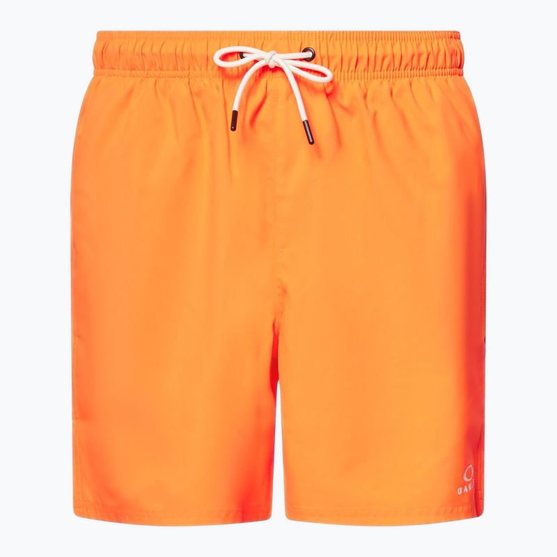 Férfi Oakley Clear Lake 18" Volley úszónadrág neon narancssárga színben