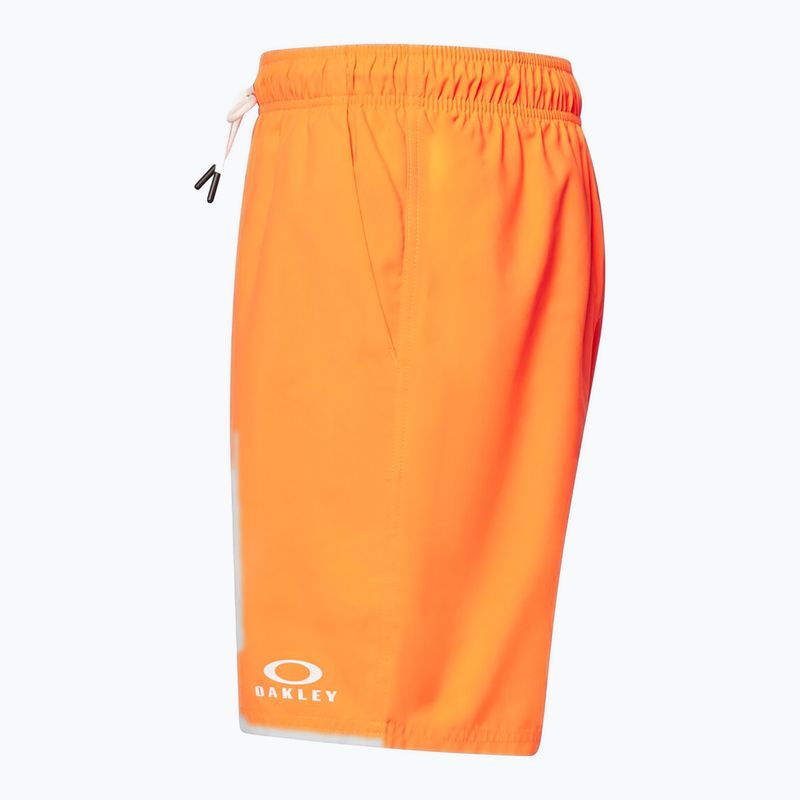 Férfi Oakley Clear Lake 18" Volley úszónadrág neon narancssárga színben 3