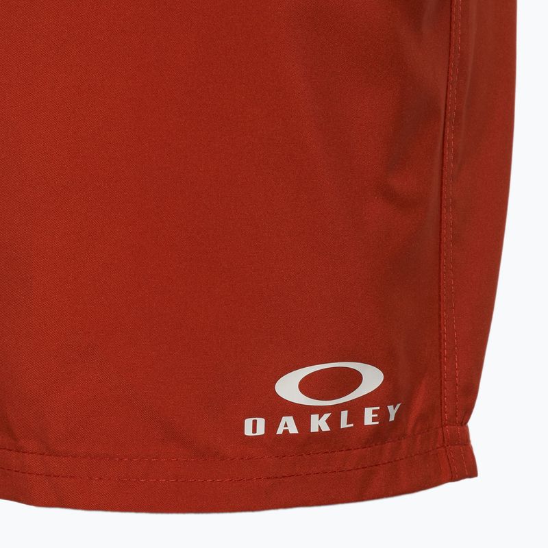 Férfi Oakley Clear Lake 18" Volley lángvörös úszónadrág lángvörös színben 3