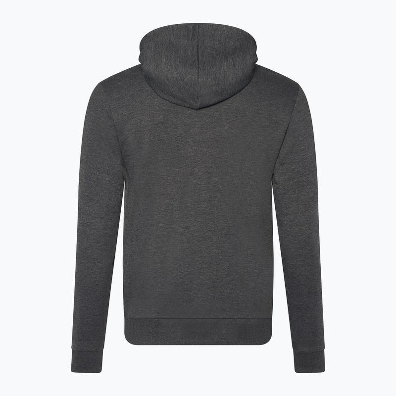 Férfi Oakley Bark Fleece kapucnis pulóver sötétszürke szürke sáska 2