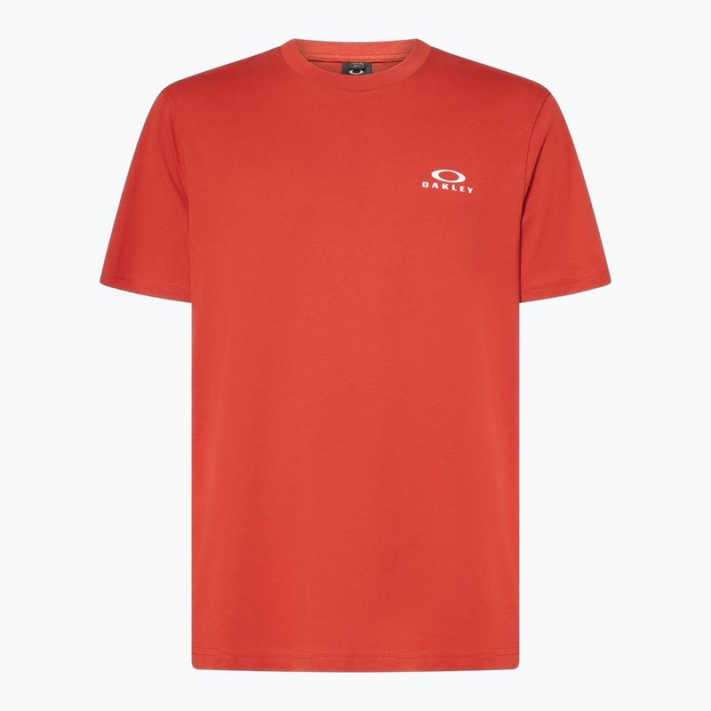 Férfi Oakley grafikus póló lángvörös