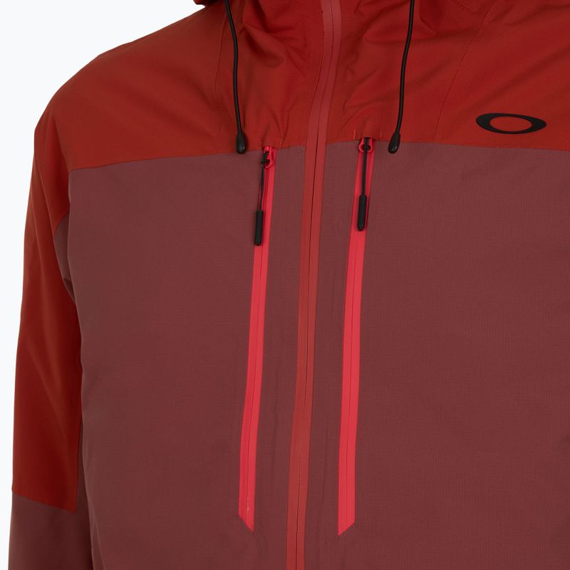 Férfi sídzseki Oakley Canopy Pro Insulated flame red/rosewood 3