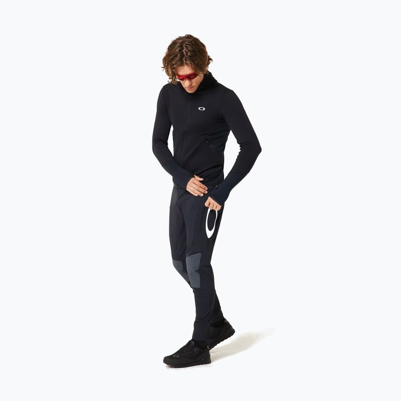 Kerékpáros pulóver Oakley Canopy Full Zip Hoodie blackout 4