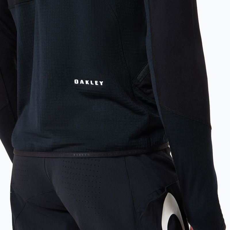 Kerékpáros pulóver Oakley Canopy Full Zip Hoodie blackout 7