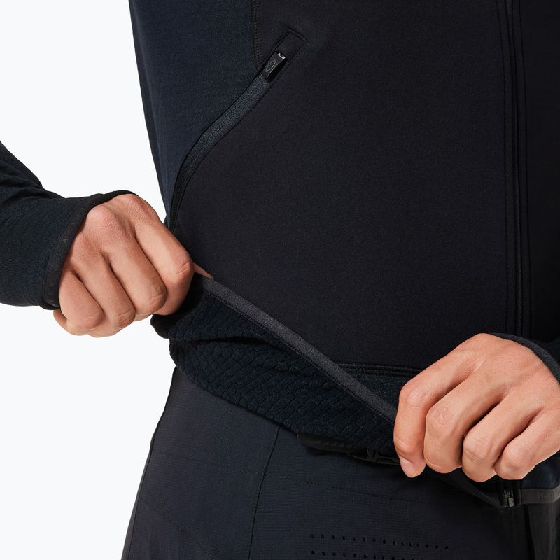 Kerékpáros pulóver Oakley Canopy Full Zip Hoodie blackout 8