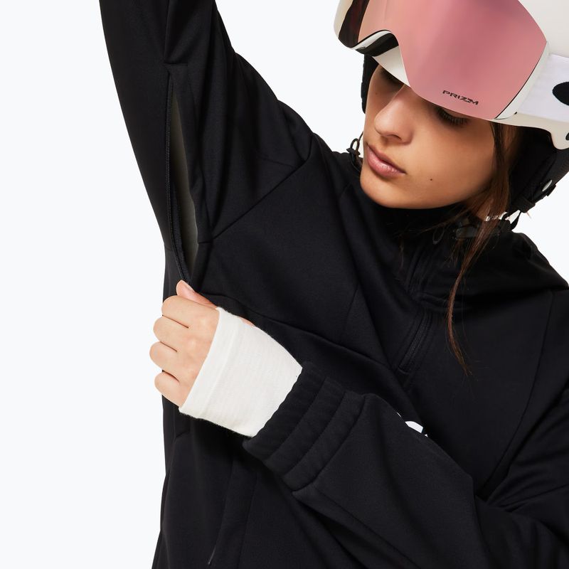 Női softshell kapucnis pulóver Oakley TNP Nose Grab Softshell Hoodie blackout/white 6