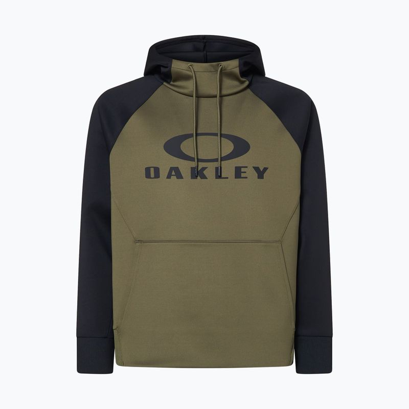 Férfi snowboard kapucnis pulóver Oakley Sierra DWR Fleece Hoody 2.0 army green 6