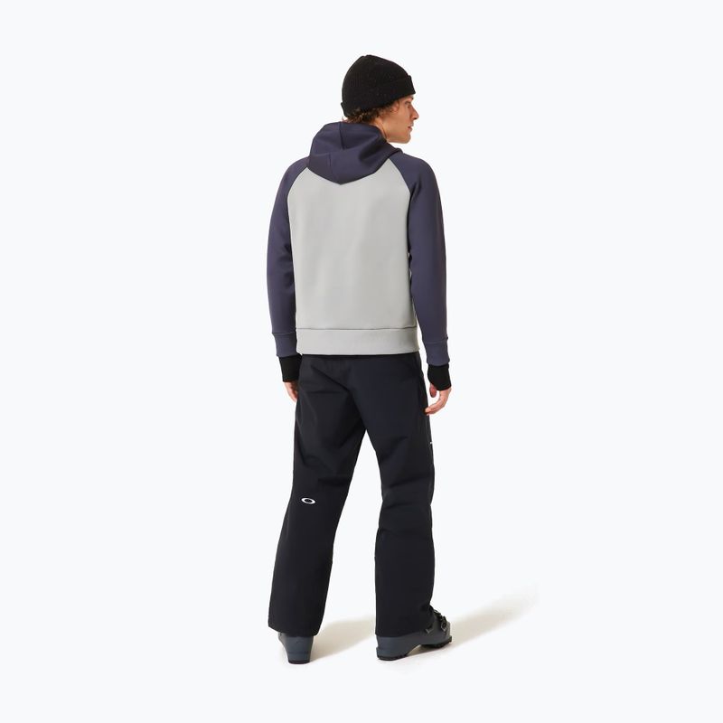 Férfi snowboard kapucnis pulóver Oakley Sierra DWR Fleece Hoody 2.0 cement 3
