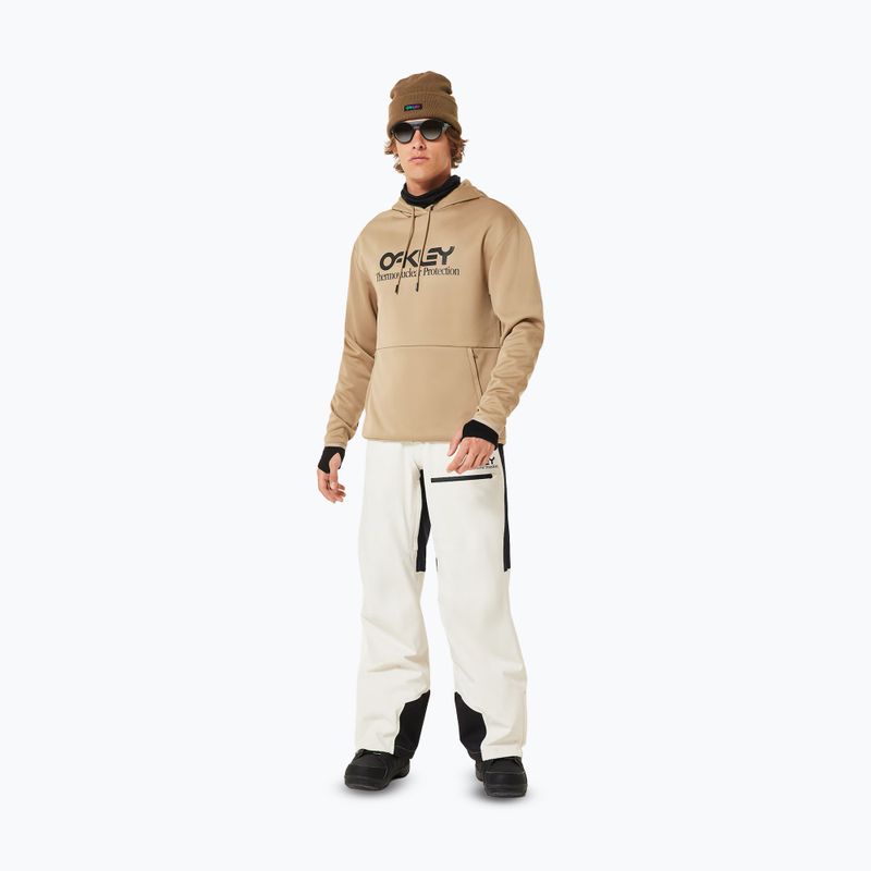 Férfi snowboard kapucnis pulóver Oakley Rider Long 2.0 Hoodie pebble 2