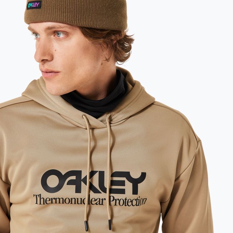 Férfi snowboard kapucnis pulóver Oakley Rider Long 2.0 Hoodie pebble 5