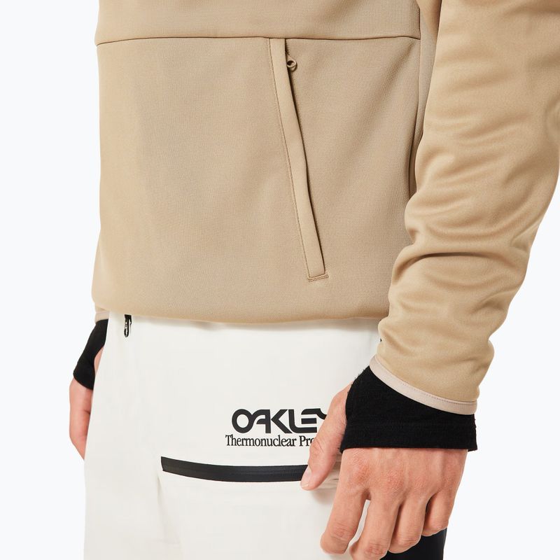 Férfi snowboard kapucnis pulóver Oakley Rider Long 2.0 Hoodie pebble 6