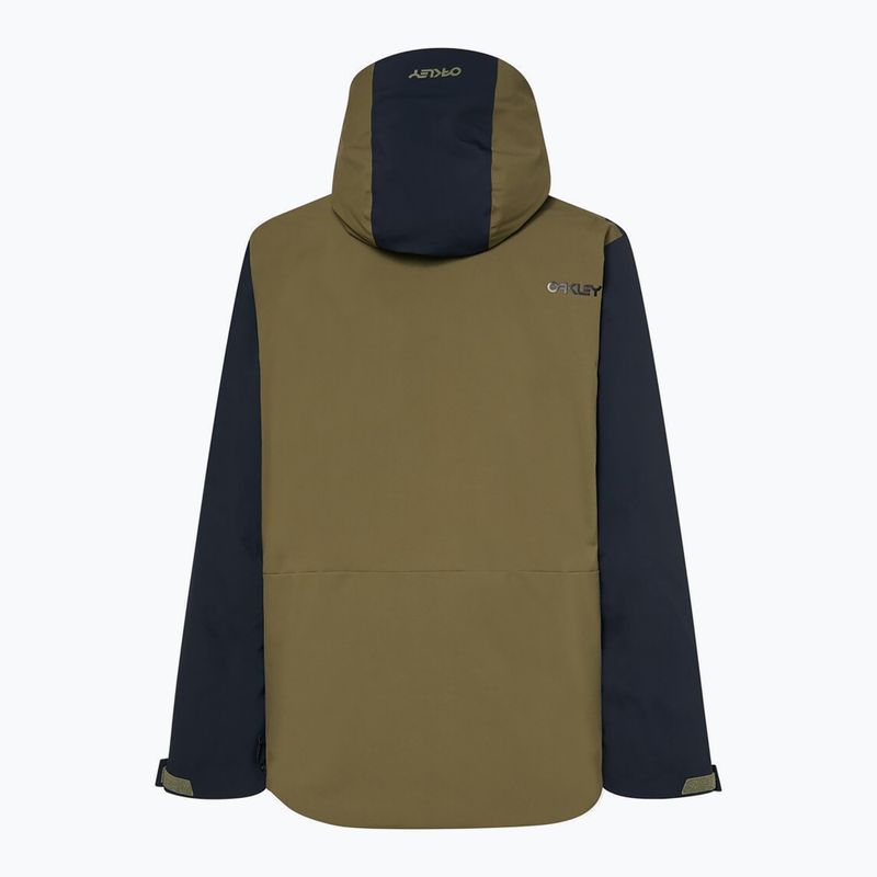 Férfi snowboarddzseki Oakley TNP TBT Isulated Anorak army green 10