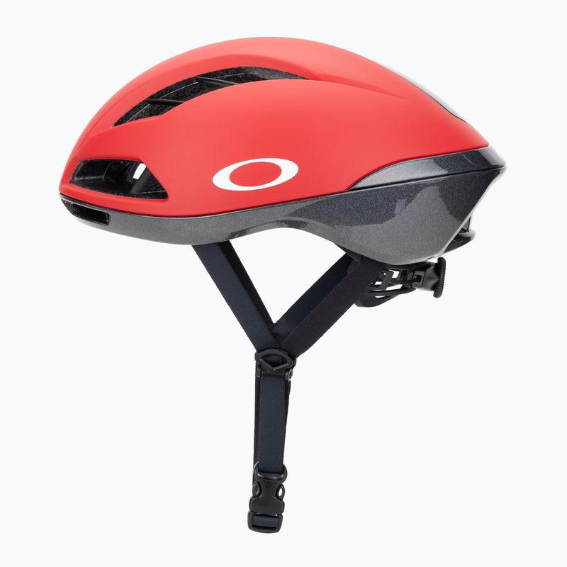 Kerékpáros sisak Oakley Velo Stelvio EU black/red pro 3