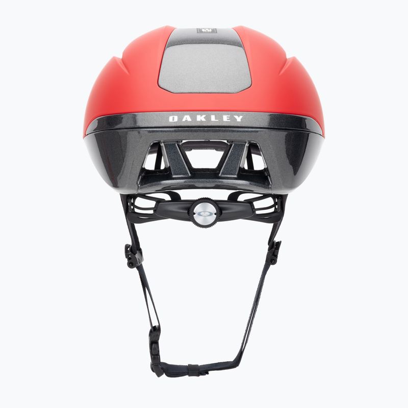 Kerékpáros sisak Oakley Velo Stelvio EU black/red pro 4