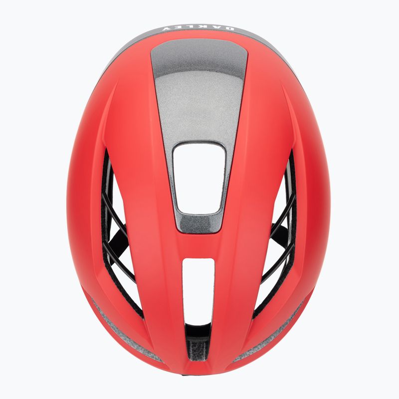 Kerékpáros sisak Oakley Velo Stelvio EU black/red pro 6