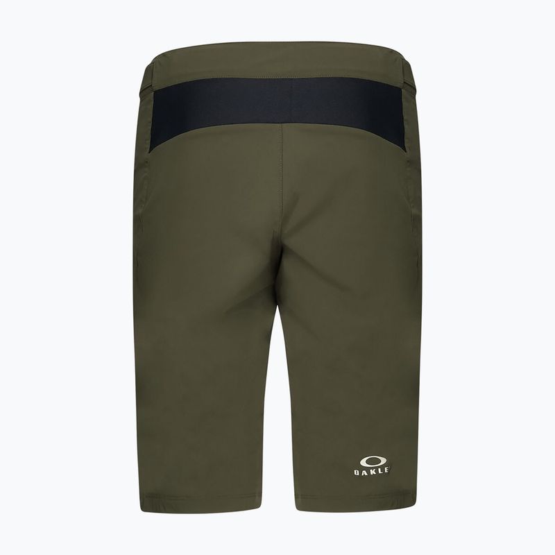 Férfi kerékpáros rövidnadrág Oakley Free Ride army green 2
