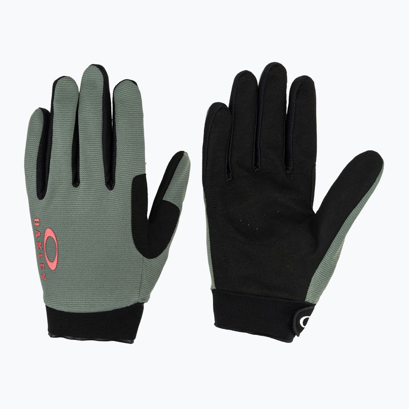 Kerékpáros kesztyűk Oakley Seeker MTB aviator green