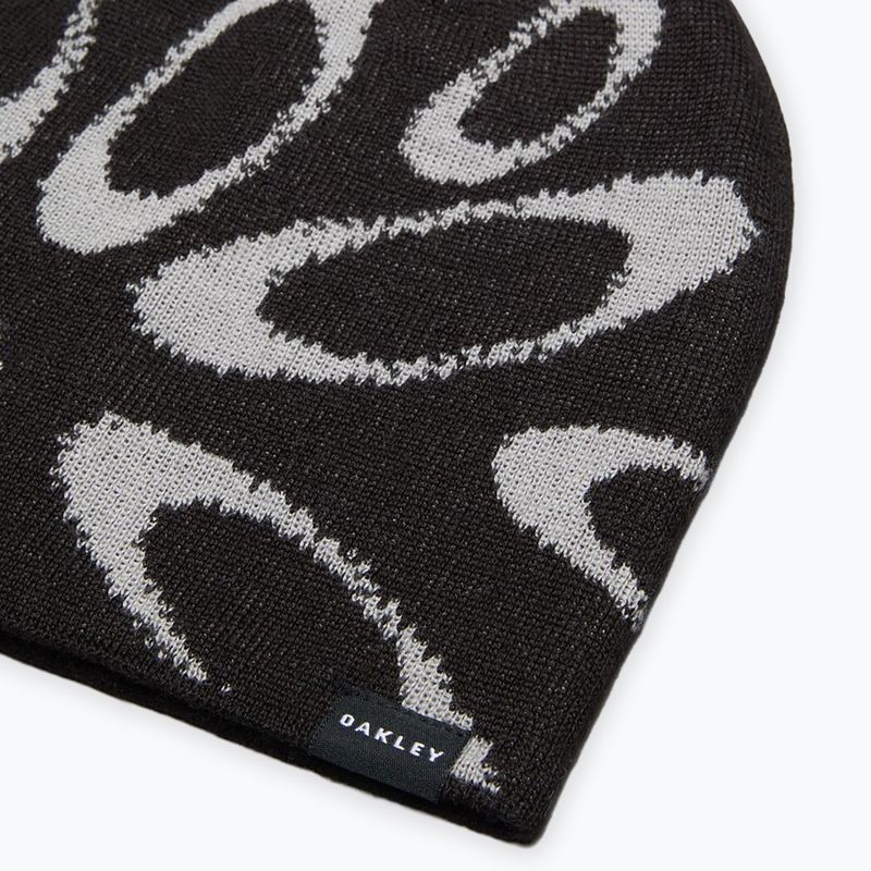 Téli sapka Oakley Ellipse Graphic Beanie black/grey 3