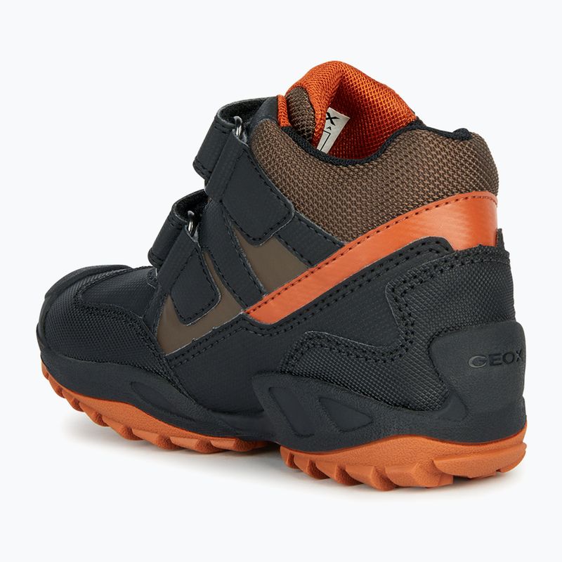 Junior cipő Geox New Savage Abx black/dark orange 9