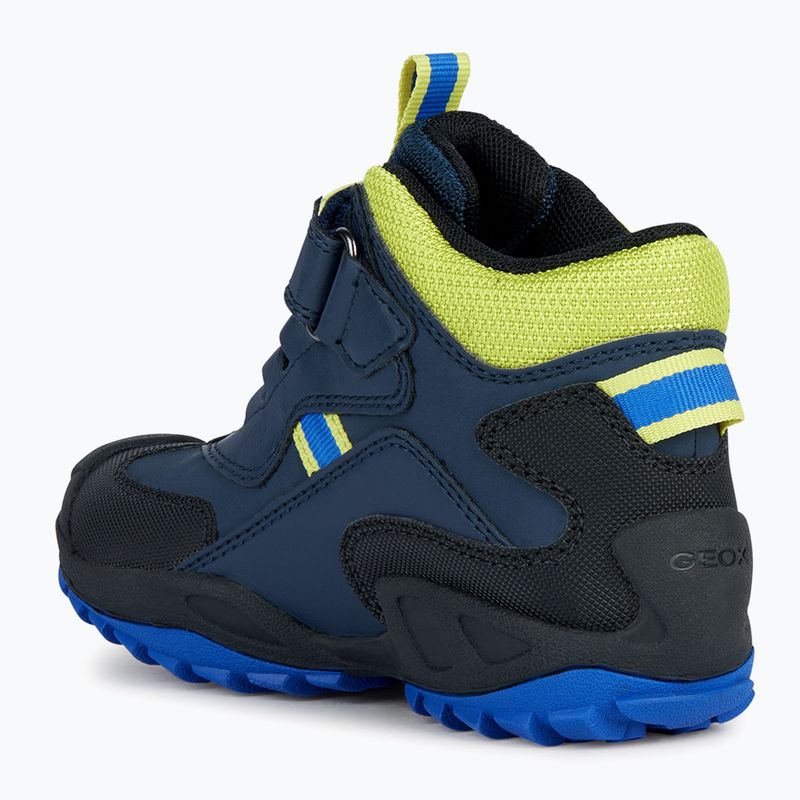 Junior cipő Geox New Savage Abx navy/lime green 9