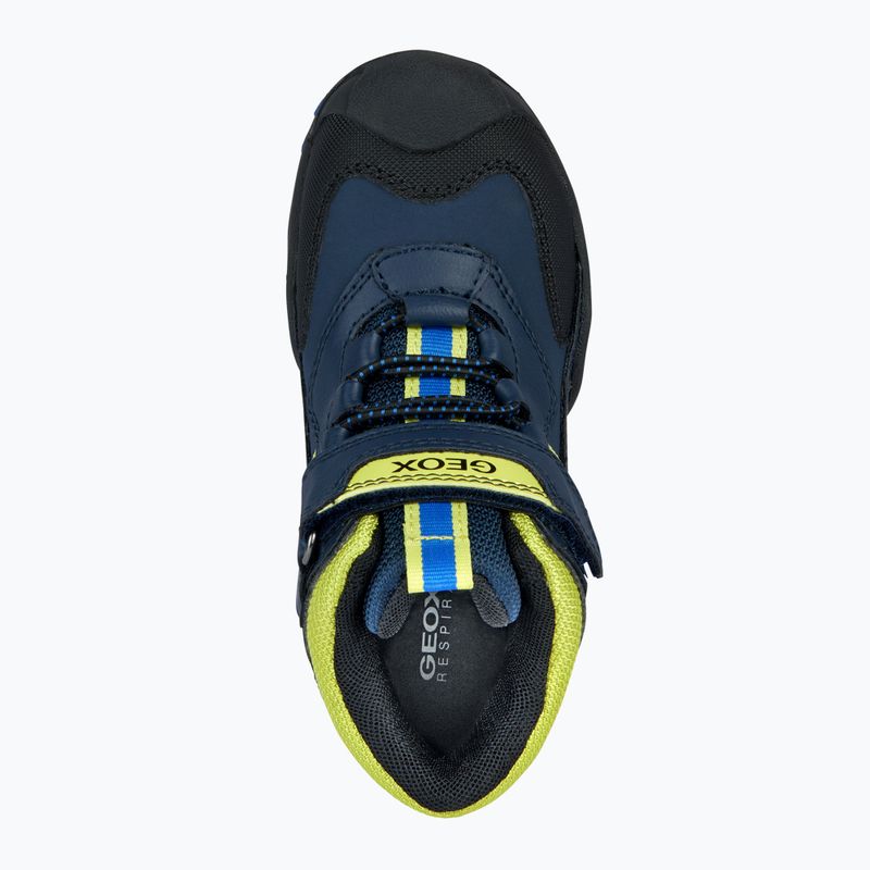 Junior cipő Geox New Savage Abx navy/lime green 11